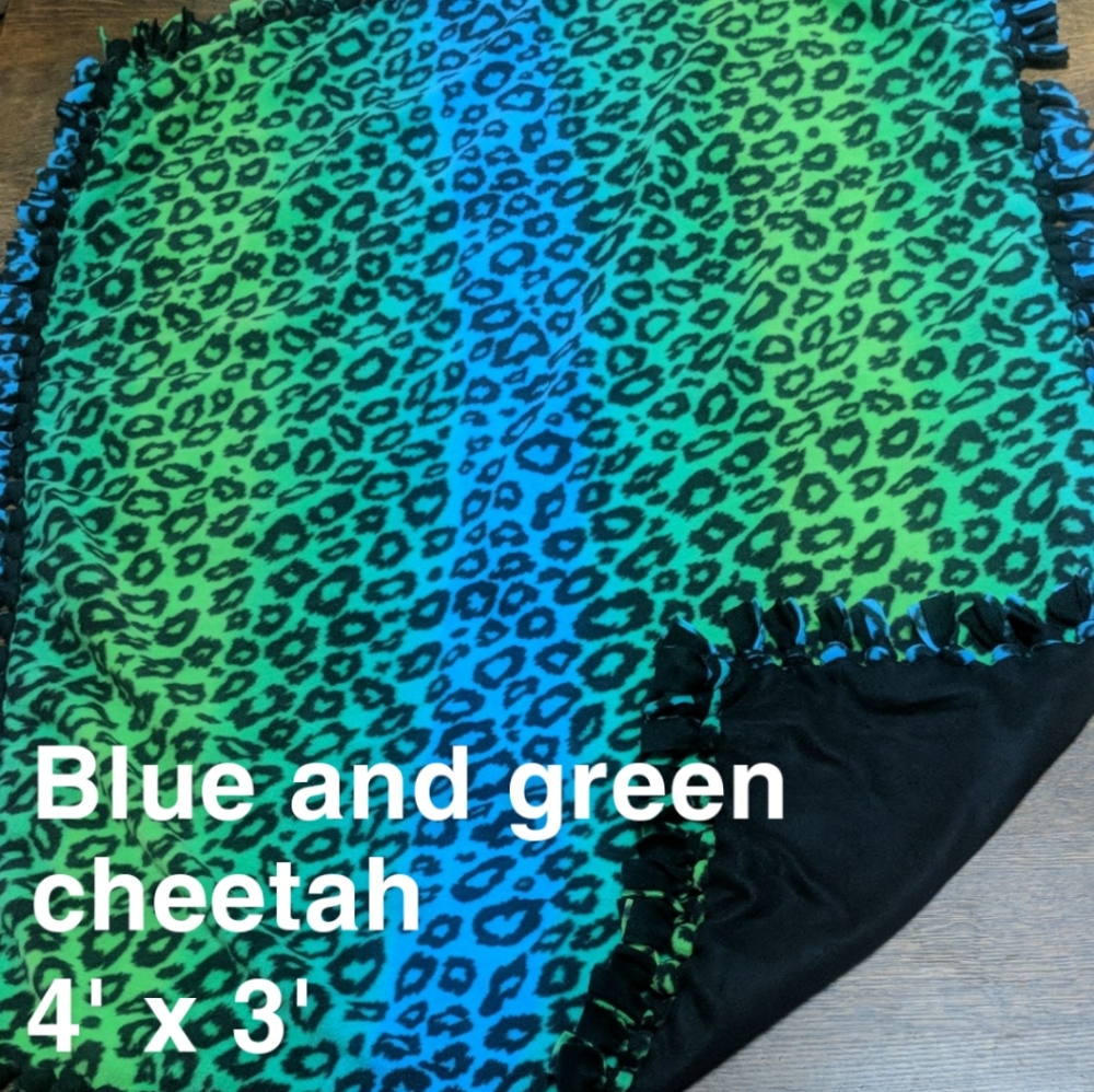 NWOT Cheetah Print Blanket